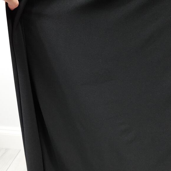 Vintage Cache One Shoulder Black Jersey Grecian Crystal Formal Dress Gown New 6 - Picture 14 of 16